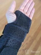 img 1 attached to Experience Relief With BERTER Night Support Wrist Brace For Carpal Tunnel, Adjustable Splint For Men And Women With 3 Stays For Tendonitis, Arthritis, And Sprains (Right Hand) review by Alex Barr