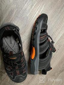 img 5 attached to Grition мужские сандали: универсальная обувь для походов и активных видов спорта, размер 40