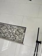 img 1 attached to Brushed Nickel KES 10 Inch Rain Shower System With Handheld Spray & Pressure Balance Faucets - XB6230-BN review by Brian Kingsford