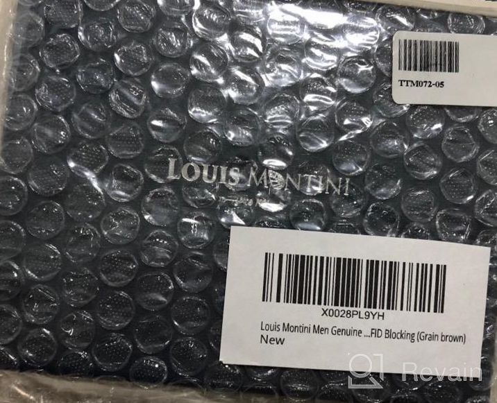 img 1 attached to 👔 Premium Louis Montini Full Grain Blocking Men's Wallets, Card Cases & Money Organizers: Genuine Quality! review by Jason Bolden