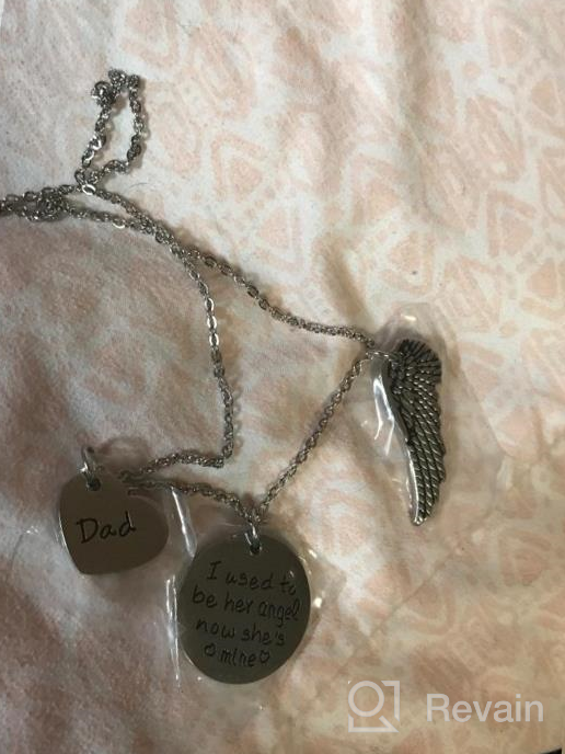 img 1 attached to Cherished Remembrance: Dad Memorial Necklace - A Tribute to a Beloved Father review by Tony Korek