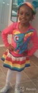 img 1 attached to 🍋 LEMONBABY My Little Pony Dress: Vibrant Striped Cartoon Girls Dress for a Colorful Style review by Melissa Cervantes