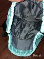 img 1 attached to WANDF Drawstring Backpack - Water Resistant Nylon For Gym, Shopping, Sport & Yoga! review by David Carclub