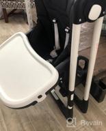 img 1 attached to Find The Perfect Comfort For Your Little Ones With INFANS Foldable High Chair With Adjustable Backrest, Footrest And Seat Height In Pink review by Carnell Bollwitt