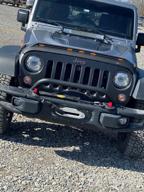 img 1 attached to Protect Your Jeep Wrangler JK With Auto Ventshade (AVS) 753060 Aeroskin LightShield Hood Protector In Black! review by Aaron Ethridge