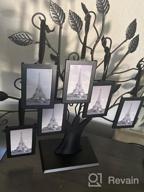 img 1 attached to Metal Family Tree Wall Decor With 6 Hanging Wallet Size Picture Frames - Holds 2X3 Photos - Personalized Gifts For Mom, Grandma, Christmas Birthday Gifts review by Daniel Taylor
