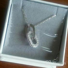 img 6 attached to 🎁 Стильный браслет с двойным слоем «Бесконечность Хамсы» из стерлингового серебра T400 - идеальный подарок для женщин и девушек