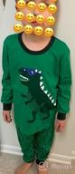 img 1 attached to Tkala Boys Long Dinosaur Pajamas: 100% Cotton Winter Sleepwear Set for Little Kids (2-12 Years) review by Steve Chomos