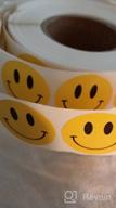img 1 attached to 1 Inch Happy Face Stickers For Encouraging Kids - 1000Pcs Yellow Smiley Face Stickers For Teachers And Rewards review by Andrea Ellis