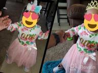 img 1 attached to 👗 Shalofer Dark Floral Three Vest for Girls' Skirts & Skorts - Little Birthday Clothing review by Kristine Carrillo