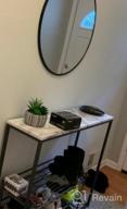 img 1 attached to Modern White Marble Console Table With Gunmetal Frame - Perfect For Entryway/Hallway/Foyer/Enterance & Living Room! review by Deandre Kamaludin