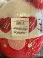 img 1 attached to 14-Inch Hello Kitty With Red Glasses Squishmallows Plush - Sanrio Ultra Soft Stuffed Animal Toy By Kellytoy review by Austin Hampton