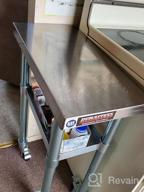 img 1 attached to DuraSteel 24 X 12 Inch Stainless Steel Food Prep Table With Workbench And Caster Wheels - Ideal For Restaurants, Warehouses, Kitchens, Garages, And Homes - NSF Certified Commercial Metal Cart review by Sean Julian