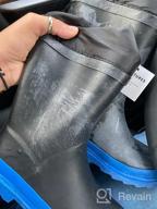 img 1 attached to Stylish and Functional ALEADER Waterproof Rubber Boys' Shoes with Toddler-Friendly Handles review by Johnny Murphy