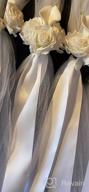 img 1 attached to Realistic And Elegant DIY Wedding Flowers: Get 12Pcs Of DIGIROOT Artificial Silk Rose Flowers In Champagne Color For Home And Party Decorations review by Seann Barnes
