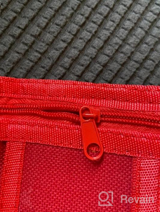 img 1 attached to 👦 Canvas Trifold Outdoor Sports Wallet for Children - Zippered Front Pocket Wallet review by Luckie Coonrod