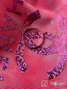 img 6 attached to 💍 Комплект классических гладких колец-обещаний: серебряные обручальные кольца с покрытием, удобные тонкие кольца для женщин и мужчин