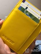 img 1 attached to Credit Genuine Leather Minimalist Blocking Men's Accessories for Wallets, Card Cases & Money Organizers review by Carl Mayes