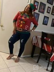 img 1 attached to Unisex Adult HSCTEK Ugly Christmas Sweaters - Festive And Stylish Holiday Attire review by Ryan Brady