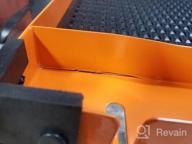 img 1 attached to Hassle-Free Workstation: Aain Heavy-Duty Adjustable Tray With Rolling Wheels In Orange review by Evan Larson