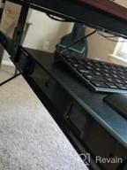 img 1 attached to FRMSAET Heavy Duty Ball Bearing Keyboard Drawer Slides - 16 Inches/Black - Durable Cabinet Furniture Hardware Rails review by Justin Spence