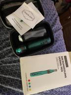img 1 attached to Electric Microneedling Pen Professional Kit With 20 Replacement Cartridges And Storage Bag For Face And Body Home Use- Boost Collagen Production And Improve Skin Texture With Derma Pen. review by Corey Katchem