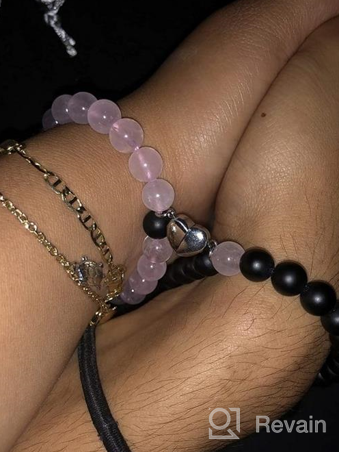 img 1 attached to 💞 KINGSIN Magnetic Mutual Attraction Bracelets: A Symbol of Everlasting Love for Couples review by Nico Ramdeen