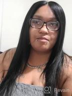 img 1 attached to 100% Unprocessed Brazilian Virgin Hair - Brazilian Straight Human Hair Bundle Deal With Closure In Middle Part - Natural Black Color - 3 Bundles (20", 22", 24") With 18" Closure review by Prince Aguirre