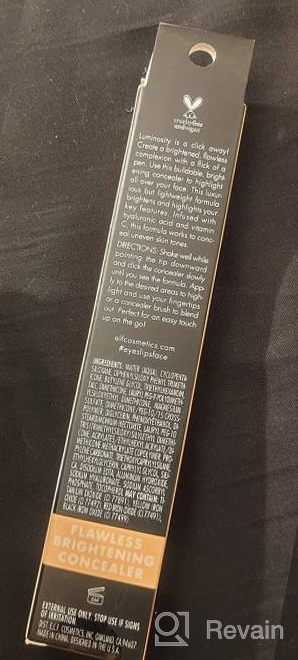 img 1 attached to E.L.F. Flawless Brightening Concealer, Illuminating & Highlighting Face Makeup, Conceals Dark Under Eye Circles, Light 23 C, 0.07 Fl Oz review by Robert Castro