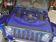 img 1 attached to Protect Your Ride: AVS Aeroskin Lightshield Hood Protector For Jeep Gladiator & Wrangler review by John Patel