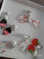 img 1 attached to Adorable Set of 20 Pairs Clip-On Earrings: Mermaid, Unicorn, Lollipop, and Rainbow Themes for Playful Princesses - Perfect Jewelry Toys for Little Girls review by Chris Hayes