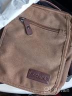img 1 attached to Versatile Small Canvas Shoulder Bag For Business And Travel - Unisex Design By Sechunk review by Ryan Springer