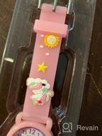 img 1 attached to Waterproof Unicorn Silicone Kids Watch - 3D 🦄 Cartoon Design for Girls Aged 3-10, Ideal Toddler Gift review by Deborah Lewis