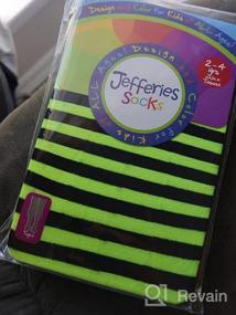 img 5 attached to Очаровательные полосатые чулки для маленьких девочек: радость от носков Jefferies!