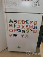 img 1 attached to JCREN Jumbo Magnetic Animals Alphabet Letters Set - Large Uppercase ABC Fridge Magnets For Fun Learning, Spelling & Preschool Education - Perfect Refrigerator Gift For Boys & Girls 3-5 Years Old review by Derrek Fields