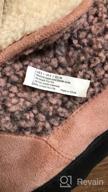 img 1 attached to RockDove Women'S Fuzzy Fleece House Bootie Memory Foam Slipper With Rubber Sole review by Brenda Perry