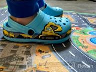 img 1 attached to FolHaoth Boys' Dinosaur Non Slip Slippers - Toddlers' Shoes review by Evan Martinez