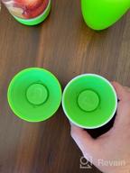 img 1 attached to Munchkin Miracle 360 Fruit Infuser Sippy Cup, 14 Ounce, Green review by Laura Mariana