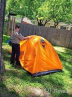 img 1 attached to BISINNA Lightweight 2-Person Camping Tent: Waterproof, Windproof, And Easy To Set Up For Outdoor Adventures review by Tom Childress