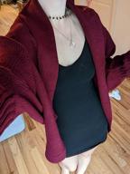 img 1 attached to GRECERELLE Women'S Kimono Cardigan Sweater - Cable Knit Open Front Wrap Outwear Coat review by Todd Roberts