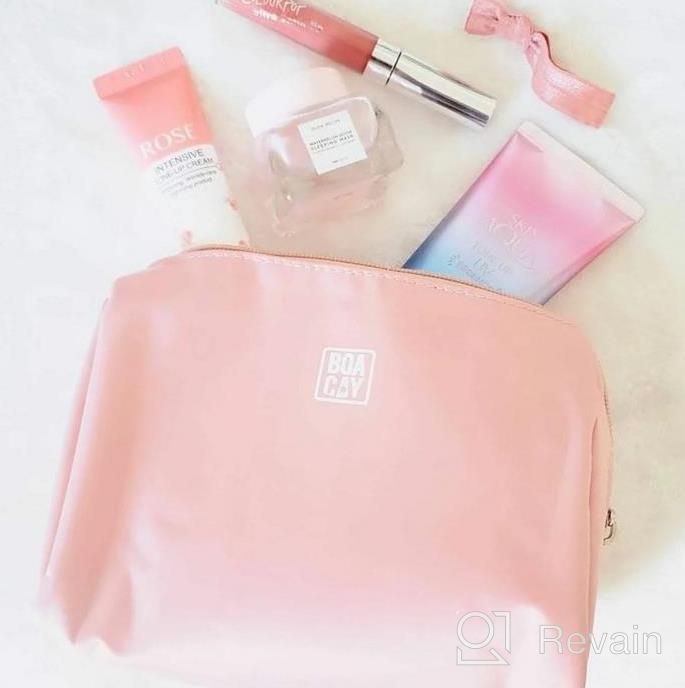 img 1 attached to Travel In Style With A Versatile Makeup Bag - Large Pouch With Multiple Compartments For Women And Girls review by Sarah Szymanski
