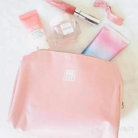 img 6 attached to Travel In Style With A Versatile Makeup Bag - Large Pouch With Multiple Compartments For Women And Girls