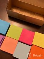 img 1 attached to 24 Pack 3X3 Inches Sticky Notes, Bright Colors Self-Stick Pads With Super Sticking Power, Easy To Post For Home Office Notebook - 84 Sheets/Pad review by Steven Murray