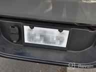 img 1 attached to Upgrade Your Car'S Look With Aootf Carbon Fiber License Plate Frames - Durable, Rust-Proof, And Easy To Install - Includes Front & Rear Mounting Kit! review by Eric Fish