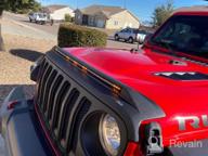 img 1 attached to Protect Your Ride: AVS Aeroskin Lightshield Hood Protector For Jeep Gladiator & Wrangler review by Kyle Fachini
