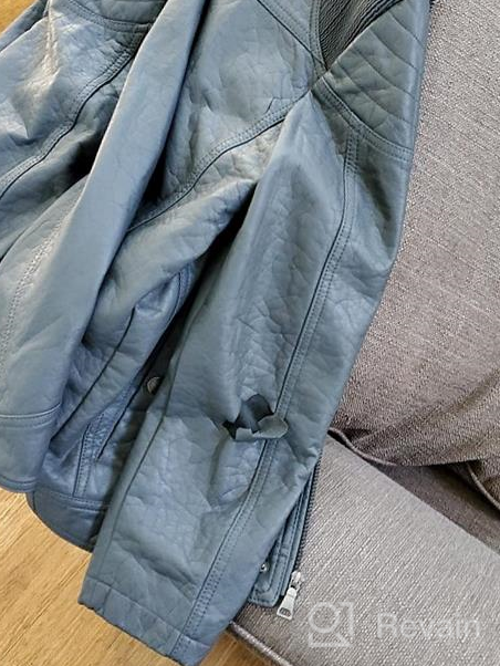 img 1 attached to High-Quality Republic Leather Jacket with Zipper Pockets – Stylish Boys' Clothing in Jackets & Coats review by Ardy Espinoza