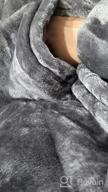 img 1 attached to Warm And Cozy Lifewit Wearable Blanket Hoodie With Sleeves And Pockets - Grey For Men And Women review by Jen Johnson