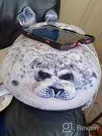 img 1 attached to ETAOLINE X-Large Chubby Blob Seal Pillow: Adorable Plush Toy For All Ages review by Profit Gilley