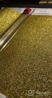 img 1 attached to 12In X 10Ft Gold Glitter HTV Heat Transfer Vinyl Roll - Perfect For Cricut & Silhouette, Easy To Cut & Weed For Shirts Gifts! review by Josh Allred