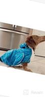 img 1 attached to Mogoko Funny Dog Cat Shark Costumes, Pet Halloween Christmas Cosplay Dress, Adorable Blue Shark Pet Costume,Animal Fleece Hoodie Warm Outfits Clothes (L Size) review by Whitney Starvaggi